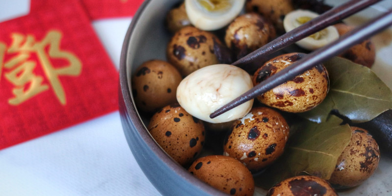 Chinese Tea Quail Eggs