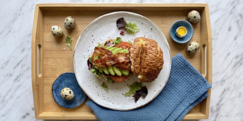 Chef Lisa Dickie's Dutch Oven BLT with Quail Eggs