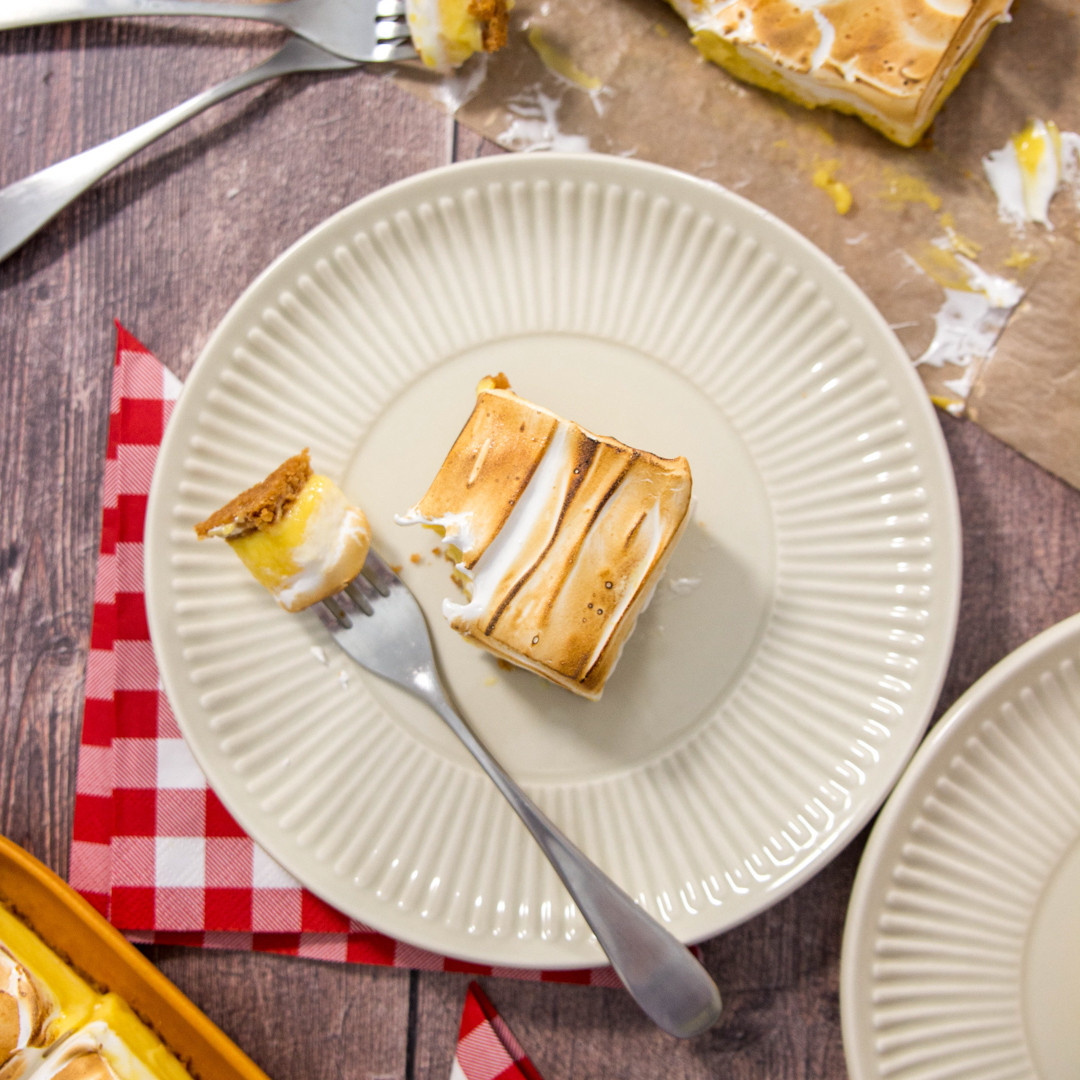 Lemon Meringue Bar (Made With Quail Eggs!)