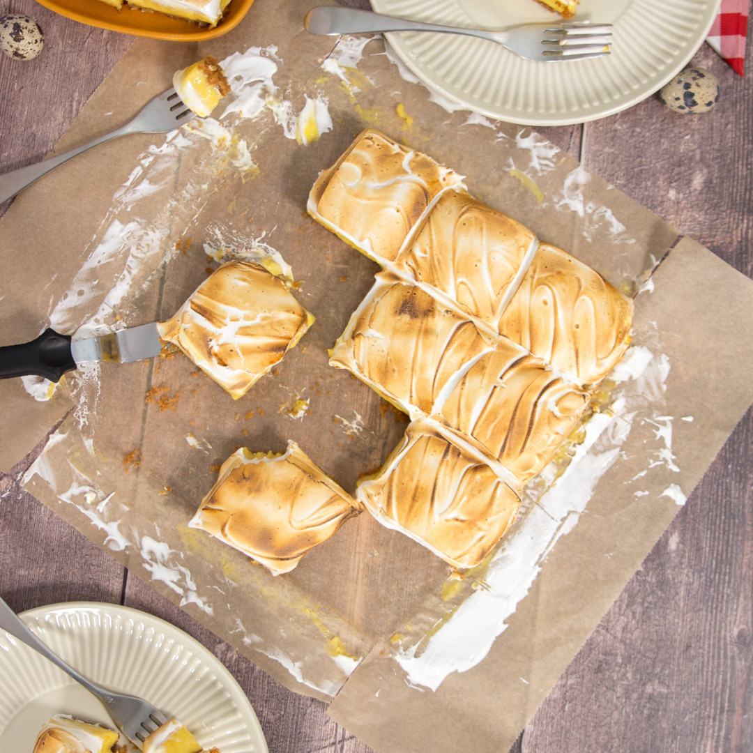 Lemon Meringue Bars (Made With Quail Eggs!)