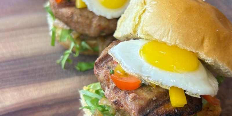 Chef Kyle's Turkey Sliders with Sunny Quail Eggs