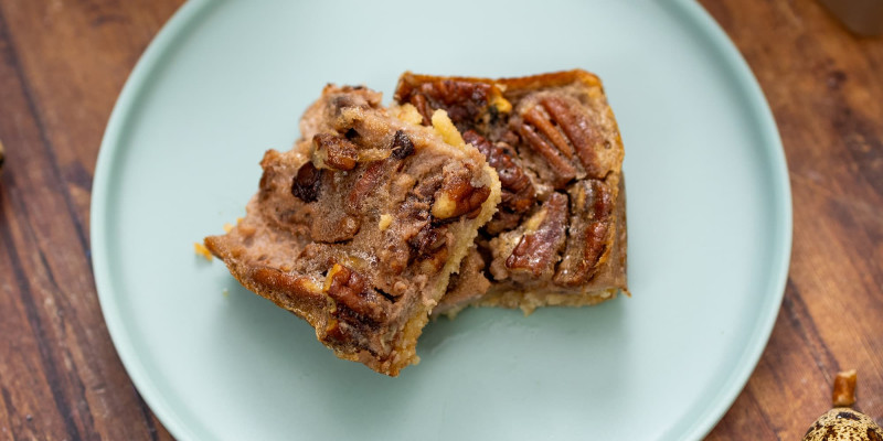 Keto Pecan Quail Egg Bars