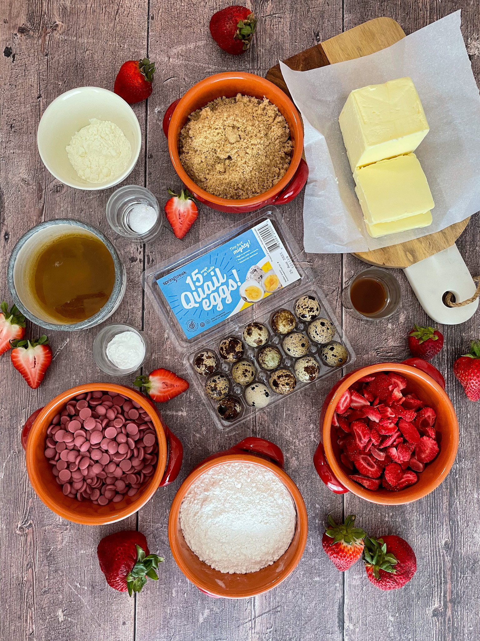 Blondies-ingredients