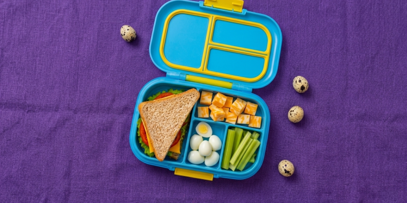 Chef Lisa Dickie's 5 Minute Bento Lunch Box with Quail Eggs