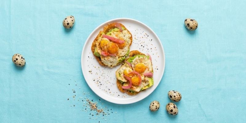 Chef Kyle's Viral Hashbrown Toast with Quail Eggs