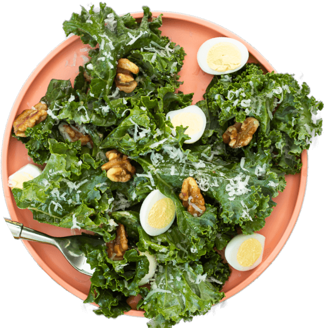 Quail eggs with pecans