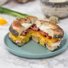 NYC-Style Bagel Sandwich With Quail Eggs