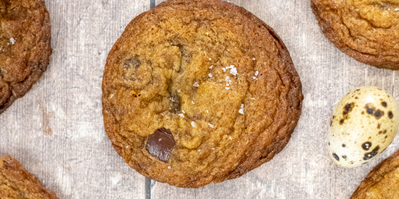 Classic Chocolate Chip Cookies with Quail Eggs